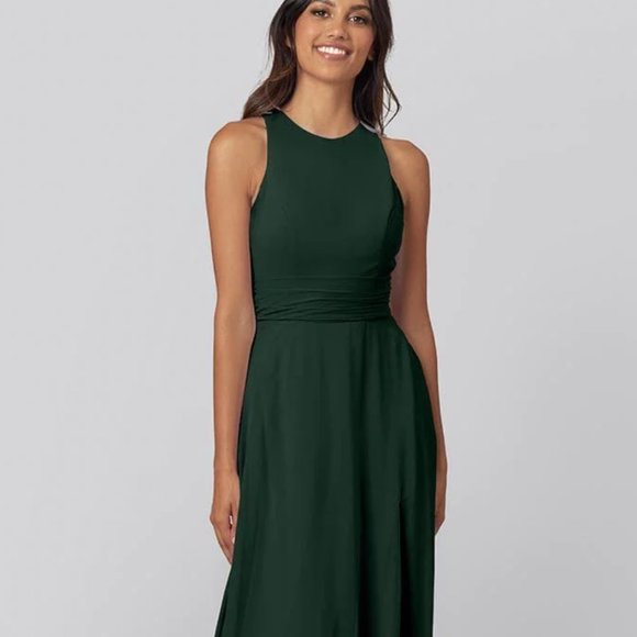 Kennedy Blue Forest Green "Faye" Bridesmaid Dress - Picture 7 of 7